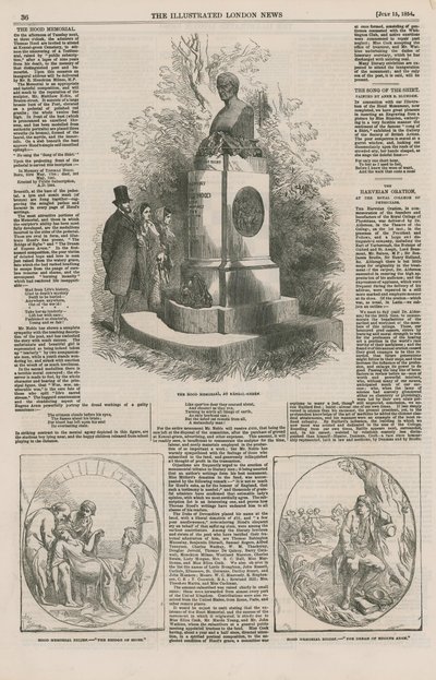 The Hood Memorial at Kensal Green by English School