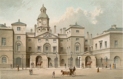 The Horse Guards by English School