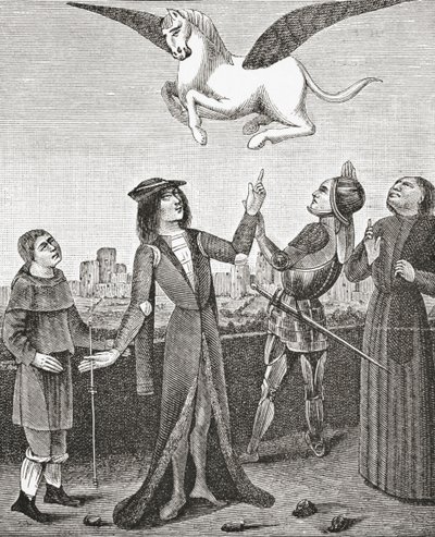 The Horse Pegasus by English School