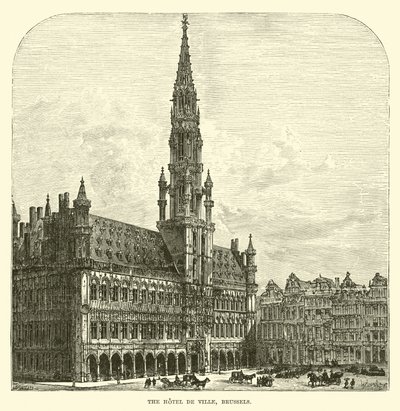 The Hotel de Ville, Brussels by English School
