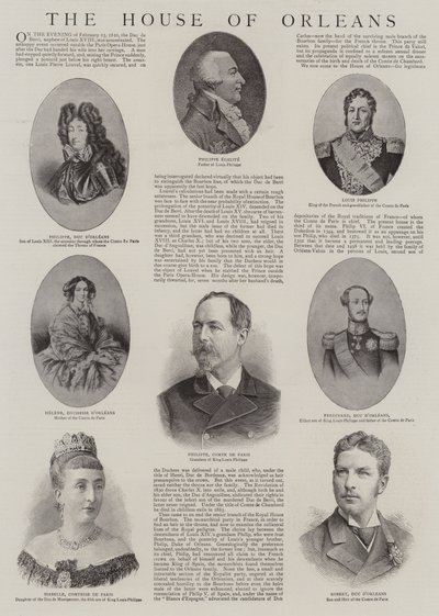 The House of Orleans by English School