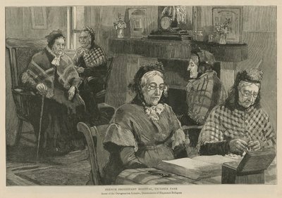 The Huguenots in England: French Protestant Hospital, Victoria Park by English School