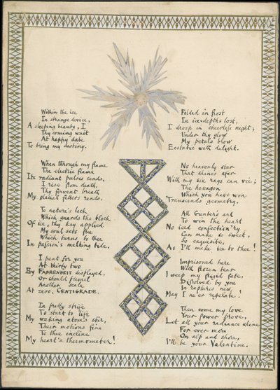 The Ice Flower, published in The Reader, 1865 by English School