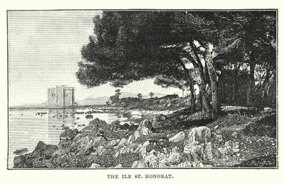 The Ile St Honorat by English School