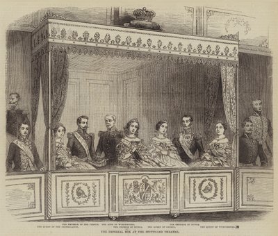 The Imperial Box at the Stuttgard Theatre by English School