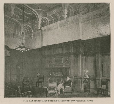 The Imperial Institute: The Canadian and British-American Conference Room by English School