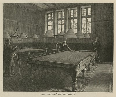 The Imperial Institute: The Fellows Billiard Room by English School