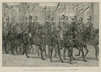 The Imperial Institute: The New South Wales Volunteers, Part of the Queens Escort at the Opening Ceremony by English School