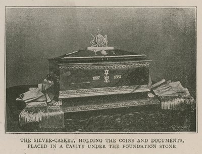 The Imperial Institute: The silver casket by English School