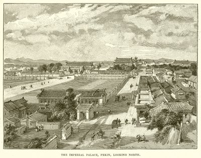 The Imperial Palace, Peking, Looking North by English School