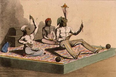 The Indian Jugglers, October 1813, from 