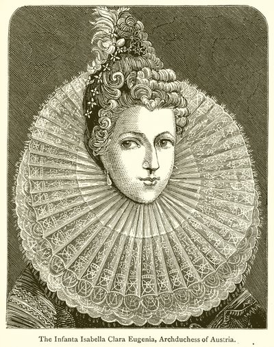 The Infanta Isabella Clara Eugenia, Archduchess of Austria by English School