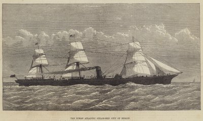 The Inman Atlantic Steam-Ship City of Berlin by English School