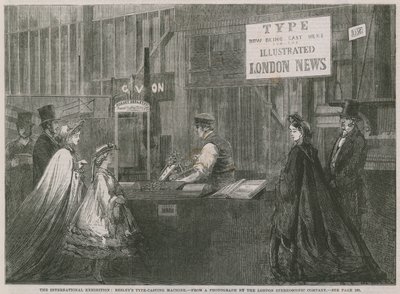 Besleys type-casting machine by English School