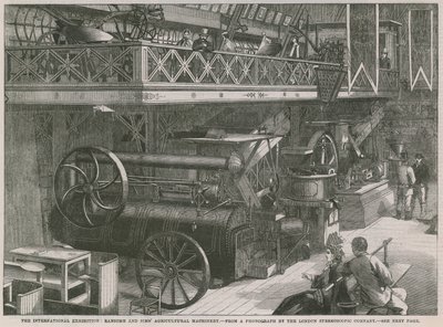 Ransome and Sims agricultural machinery by English School