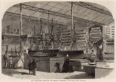 The International Exhibition; The Admiralty Department of the Naval Court by English School