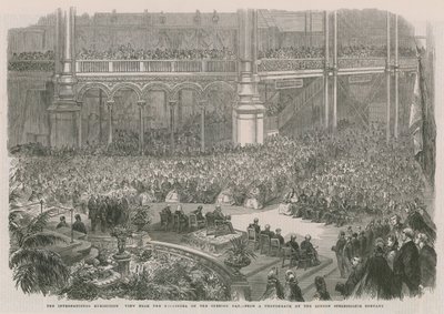 View from the Orchestra on the opening day by English School