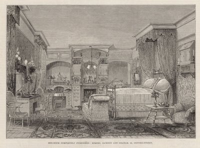 The International Health Exhibition: Bedroom Completely Furnished by English School