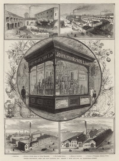The International Health Exhibition: Tinned Provisions by English School