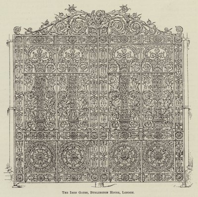 The Iron Gates, Burlington House, London by English School