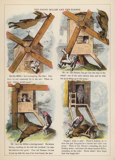 The Joking Miller and the Farmer by English School