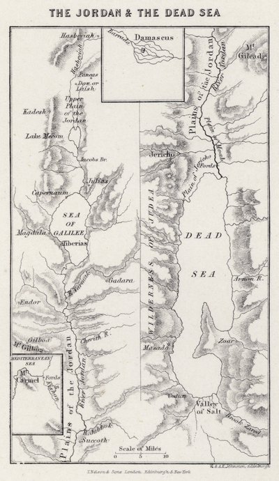 The Jordan and the Dead Sea by English School