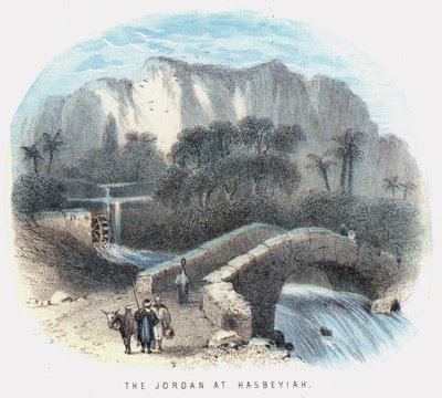 The Jordan at Hasbeyiah by English School