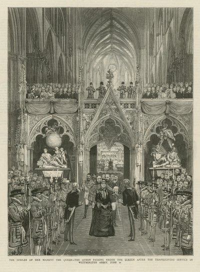 The Jubilee of Her Majesty The Queen by English School