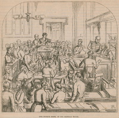 The Justice Room at the Mansion House by English School