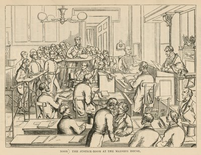 The Justice Room at the Mansion House by English School