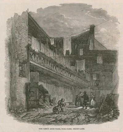The Kings Arms Yard, Coal Yard, Drury Lane by English School