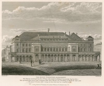The Kings Theatre, Haymarket, London by English School
