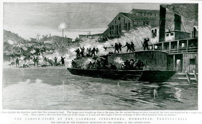 The Labour-Fight at the Carnegie Steelworks, Homestead, Pennsylvania, from 