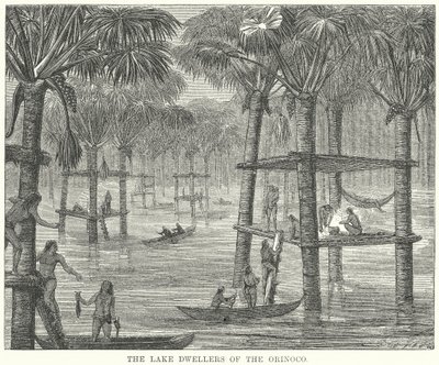 The Lake Dwellers of the Orinoco by English School