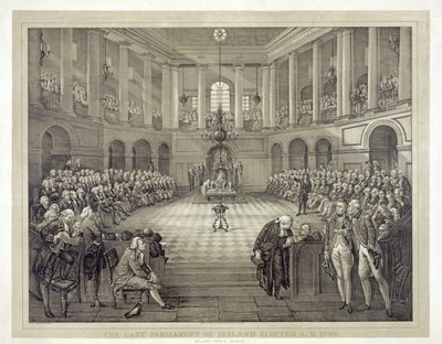 The Last Parliament of Ireland elected A.D. 1790 by English School