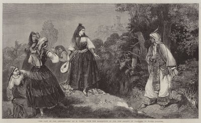 "The Last of the Abencerages," from the Exhibition of the New Society of Painters in Water Colours by English School