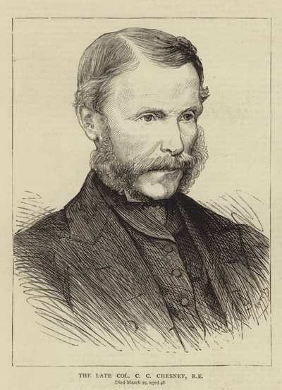 The Late Colonel C C Chesney, RE by English School