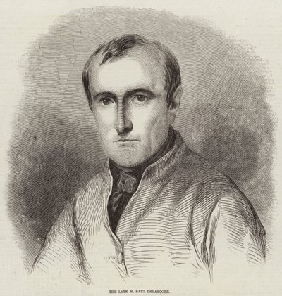 The Late M Paul Delaroche by English School
