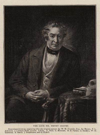 The Late Mr Henry Graves by English School