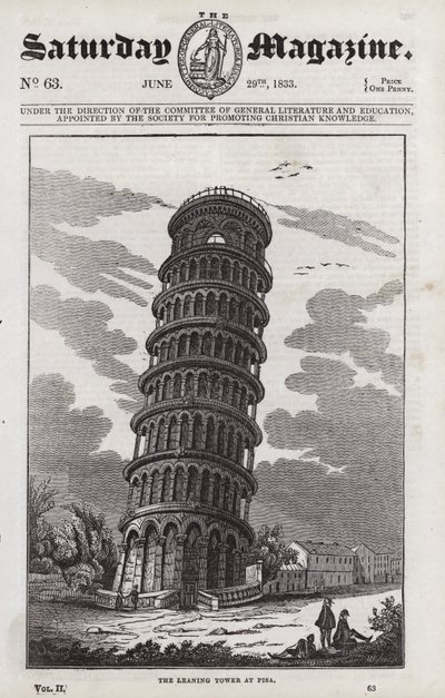 The Leaning Tower of Pisa by English School