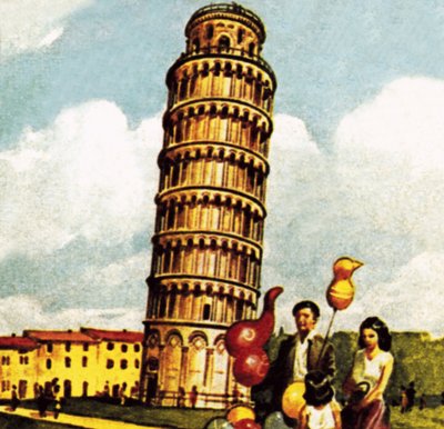 The Leaning Tower of Pisa by English School