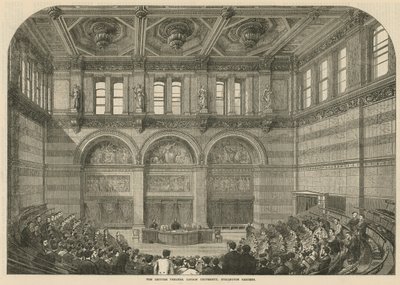 The Lecture Theatre, London University, Burlington Gardens by English School