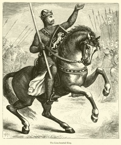 The Lion-hearted King by English School