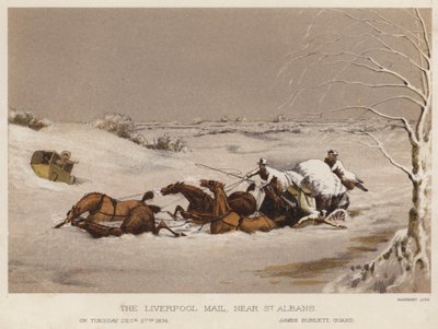 The Liverpool mail, near St Albans by English School