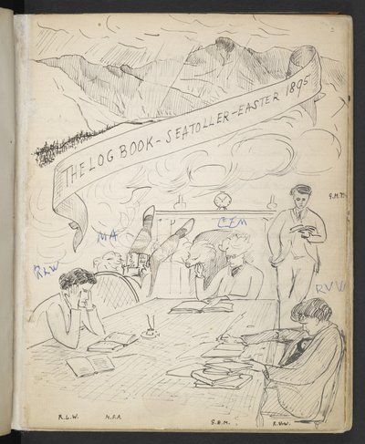 The Log Book, Seatoller, Easter 1895 by English School