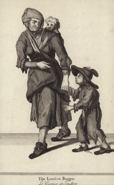 The London Beggar by English School