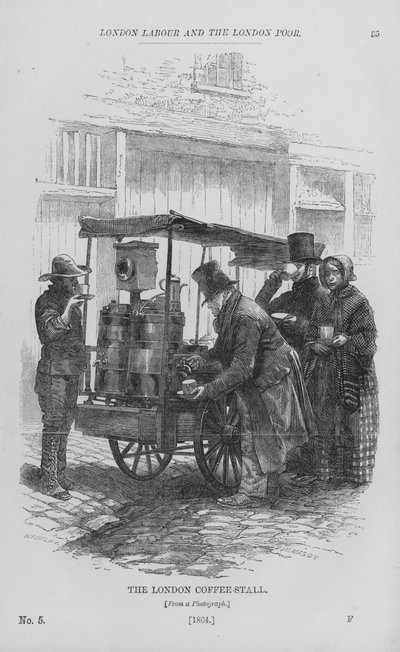 The London Coffee-Stall by English School