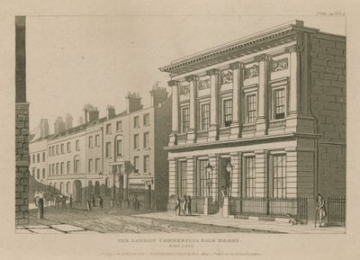 The London Commercial Sale Rooms by English School