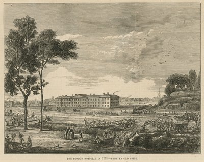 The London Hospital in 1753 by English School