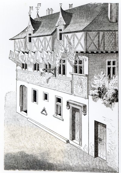 The Lords and Barons Make Windows of Their Blazons by English School